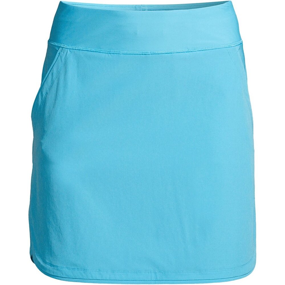 Lands' End Women's Comfort Waist Swim Skirt Swim Bottoms Skort